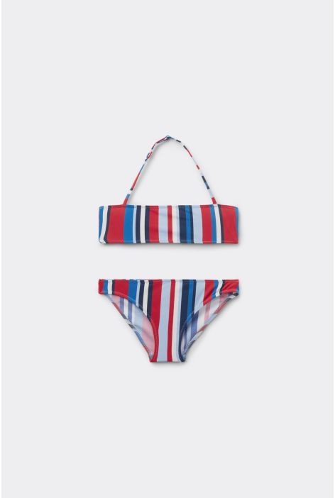 Maillot De Bain Deux Pièces Fille Nautical Stripes