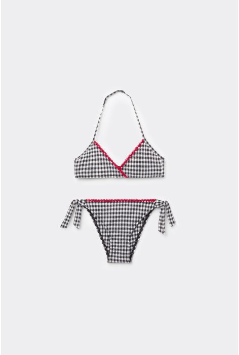 Maillot De Bain Deux Pièces Fille Cherry Vichy