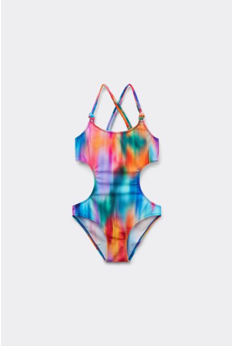 Maillot De Bain Une Pièce Fille Rainbow Shades