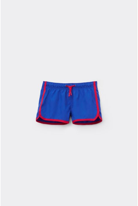 Short De Bain Sport Garçon Ibiza Bleu