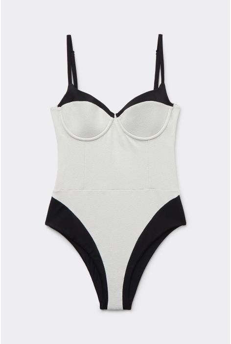 Maillot Une Pièce Rembourré Double Bikini