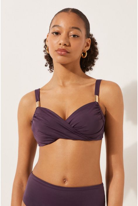 Haut De Maillot Balconnet Scultura Violet