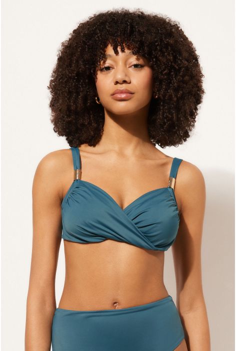 Haut De Maillot Balconnet Scultura Bleu