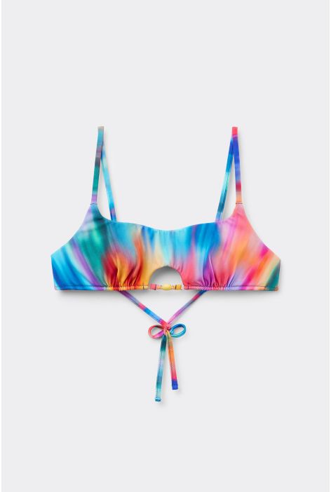 Haut De Maillot Brassière Rainbow Shades