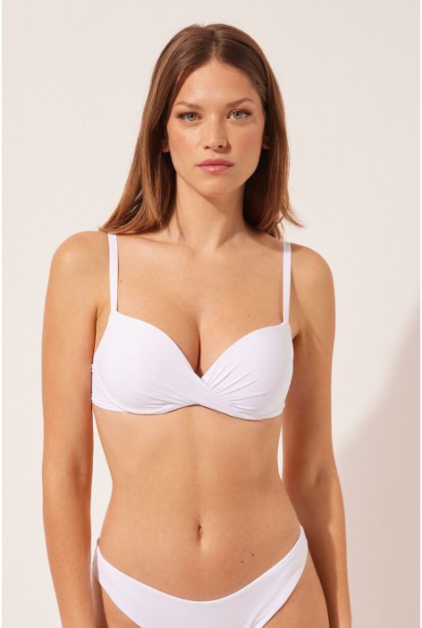 Haut De Maillot Super Push-up Indonesia Blanc