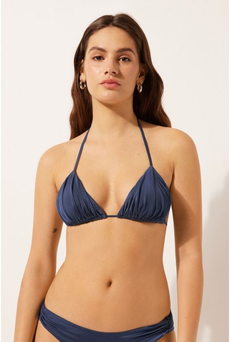 Haut De Maillot Triangle Timeless Diva Bleu