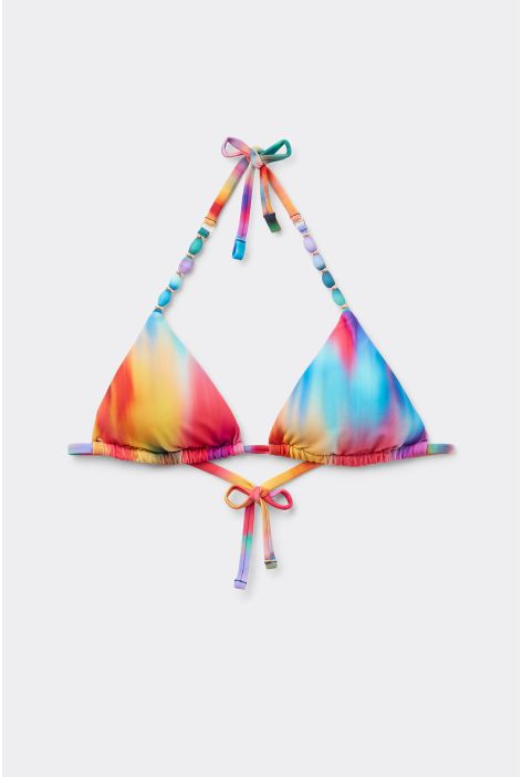 Haut De Maillot Triangle Rainbow Shades