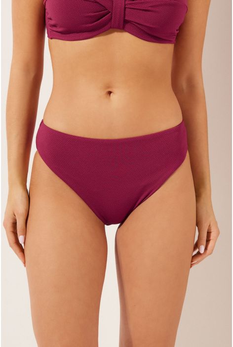 Bas De Maillot Brésilien Taille Haute Classy Piquet