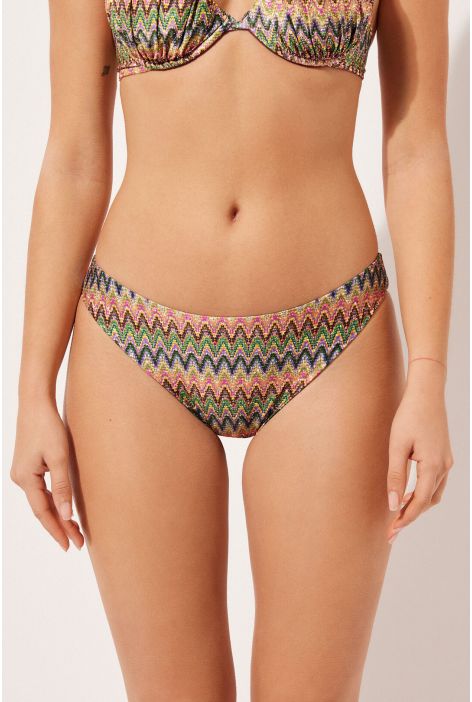 Bas De Maillot Bright Optical Multicolore