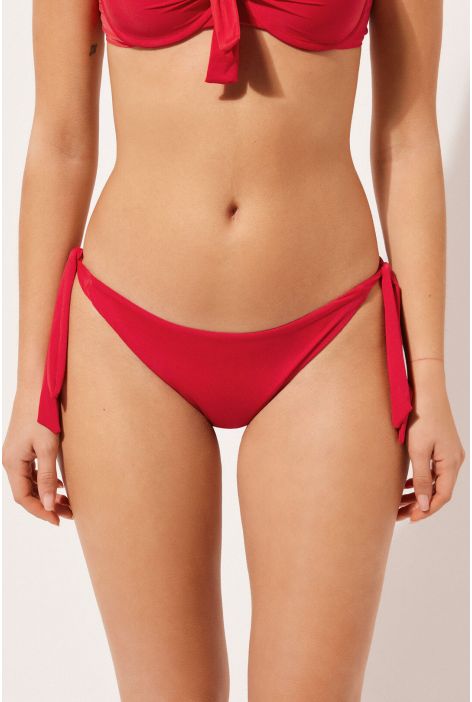 Bas De Maillot À Nœuds Indonesia Rouge