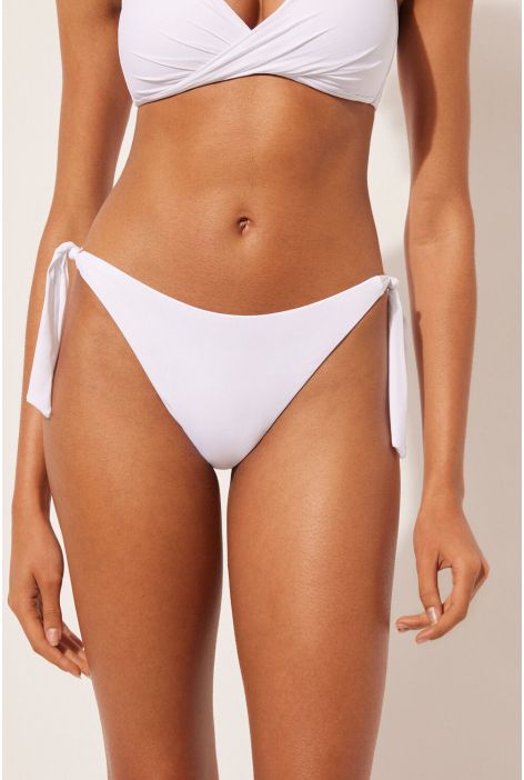 Bas De Maillot À Nœuds Indonesia Blanc