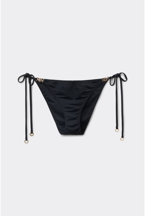 Bas De Maillot À Lanières Minimal Fit Noir