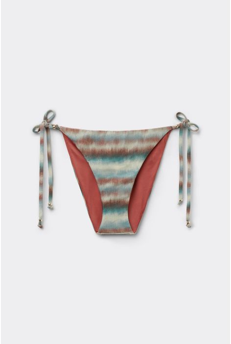 Bas De Maillot À Lanières Glittery Tie-dye