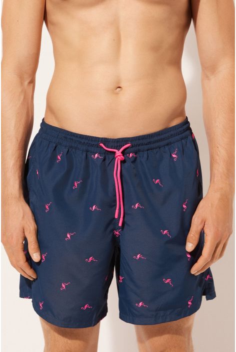 Short De Bain Fantaisie Homme Formentera Bleu