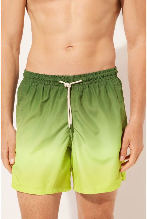 Short De Bain Fantaisie Homme Formentera Vert
