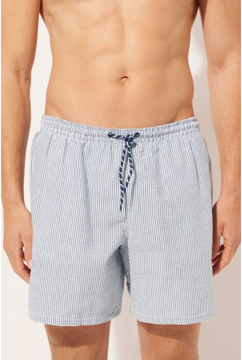 Short De Bain Rayé Homme Formentera Bleu