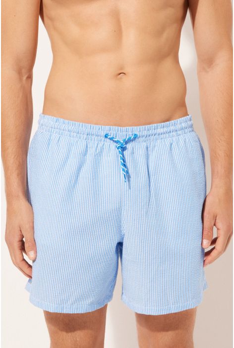 Short De Bain Rayé Homme Formentera Bleu