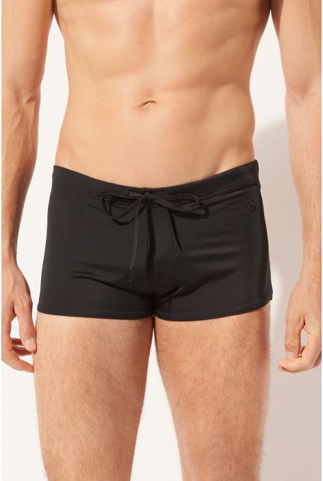 Short De Bain Homme Panama Noir