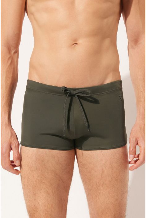 Short De Bain Homme Panama Vert