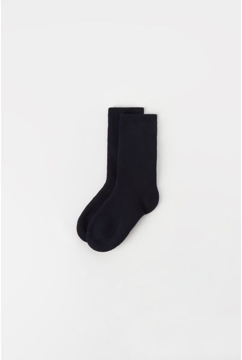 Chaussettes En Tissu Éponge De Coton Pour Enfant Bleu