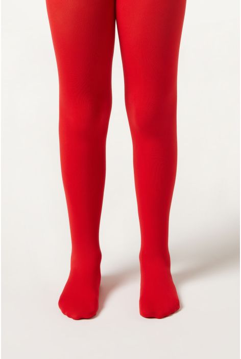 Collant 50 deniers Toucher Doux Pour Fille Rouge