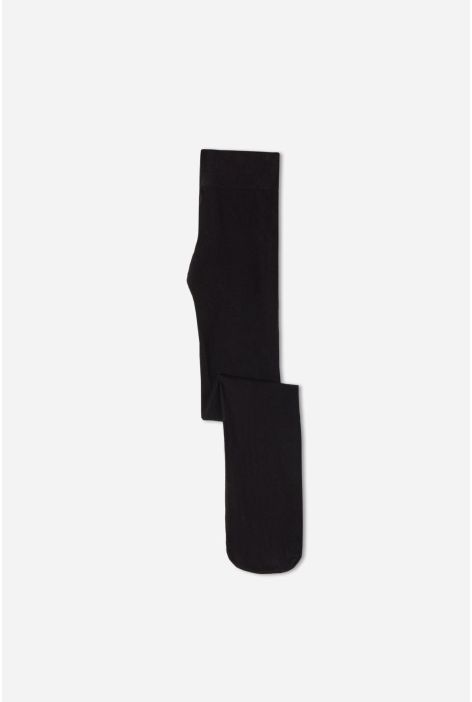 Collant En Coton Pour Fille Noir