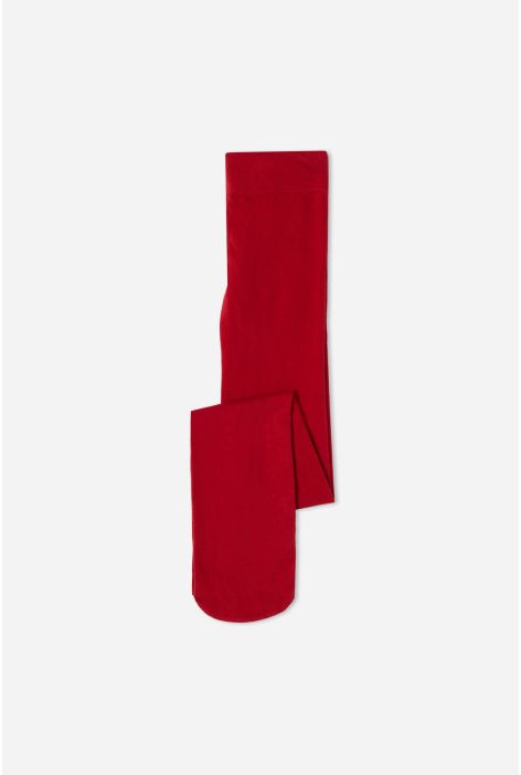 Collant En Coton Pour Fille Rouge