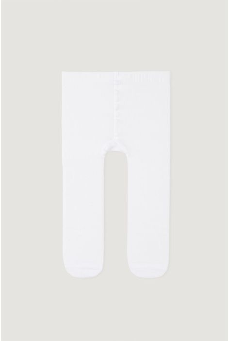 Collant En Coton Pour Bébé Blanc