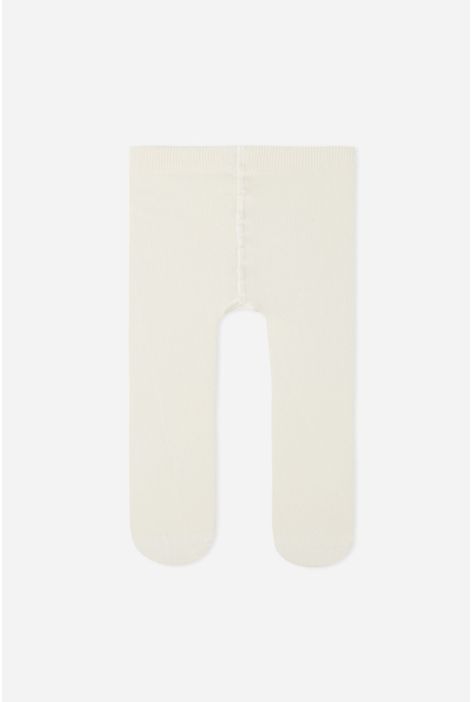 Collant En Coton Pour Bébé Blanc