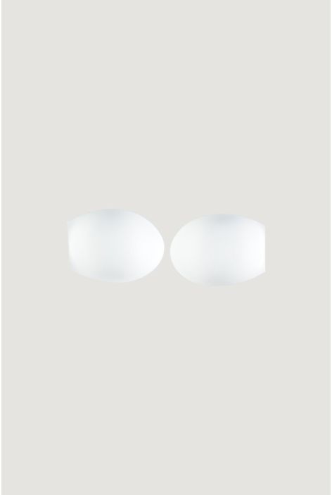 Rembourrages En Silicone Pour Haut De Maillot Bandeau Blanc