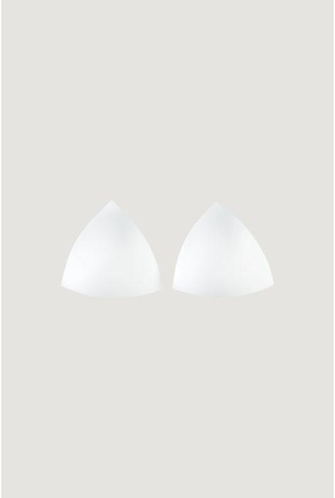 Rembourrages Progressif En Silicone Pour Haut De Maillot Triangle Blanc