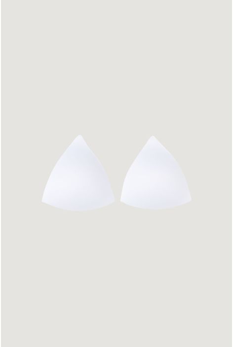 Rembourrages En Silicone Pour Haut De Maillot Triangle Blanc