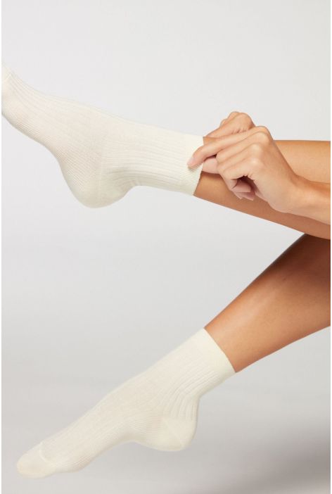 Chaussettes Courtes Avec Cachemire Naturel