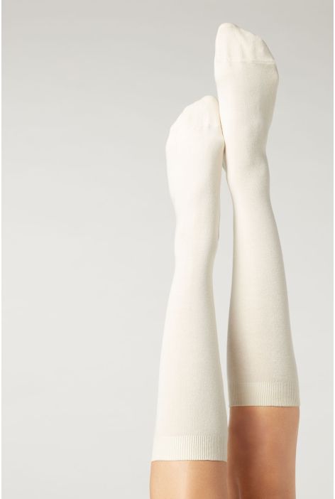 Chaussettes Longues Avec Cachemire Naturel