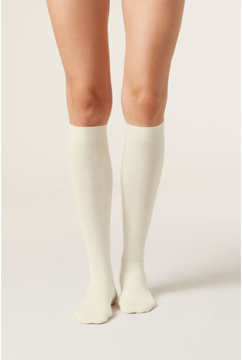 Chaussettes Longues Avec Cachemire Naturel