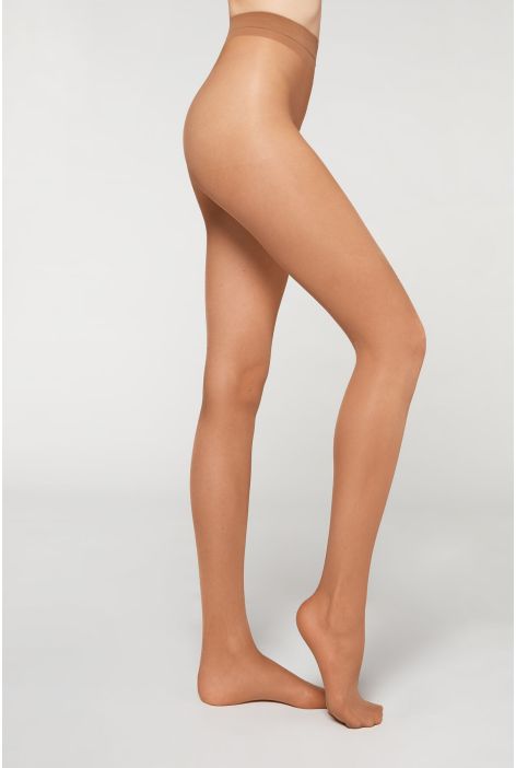 Ventre Plat Collant Voile 30 Deniers Naturel