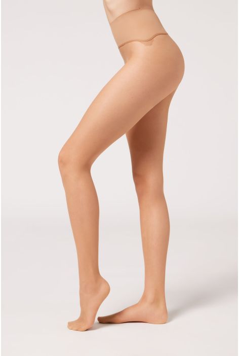 Collants Transparents 20 Deniers Invisibles Naturel