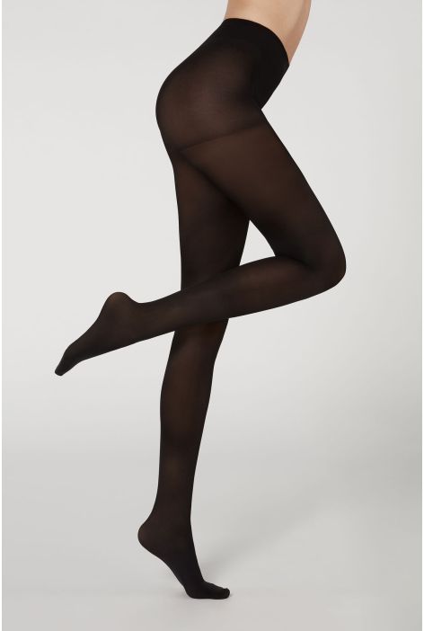 Action Collant Voile 40 Deniers Effet Jambes Légères Noir