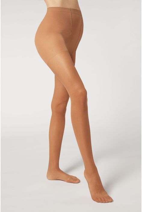 Maternité Collant Voile 30 Deniers Naturel