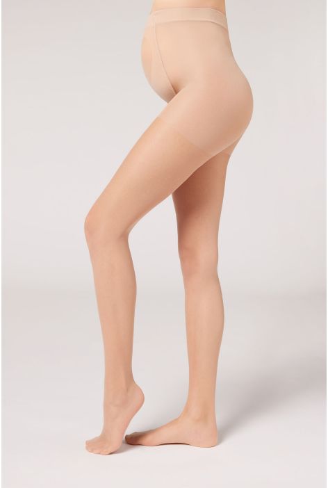 Collant Transparent 20 Deniers De Maternité Avec Cœur Transparent Naturel