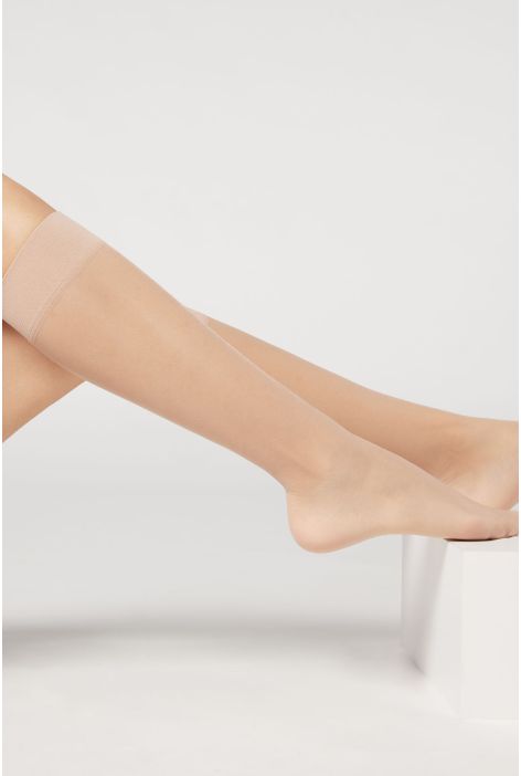 Mi-bas Voile 20 Deniers Naturel
