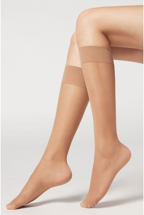 Mi-bas Voile 20 Deniers Naturel