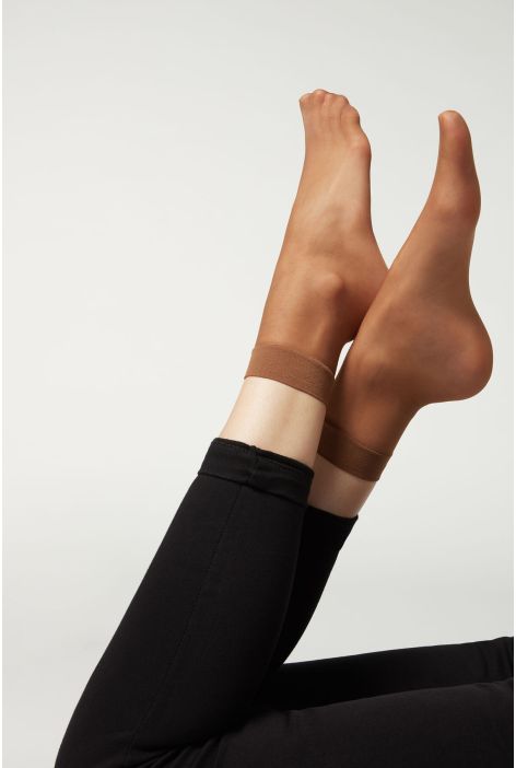 Socquettes Voile 20 Deniers Naturel