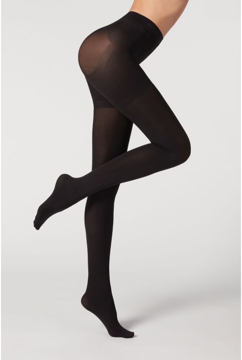 Total Shaper Collant Remodelant Opaque 80 Deniers Noir
