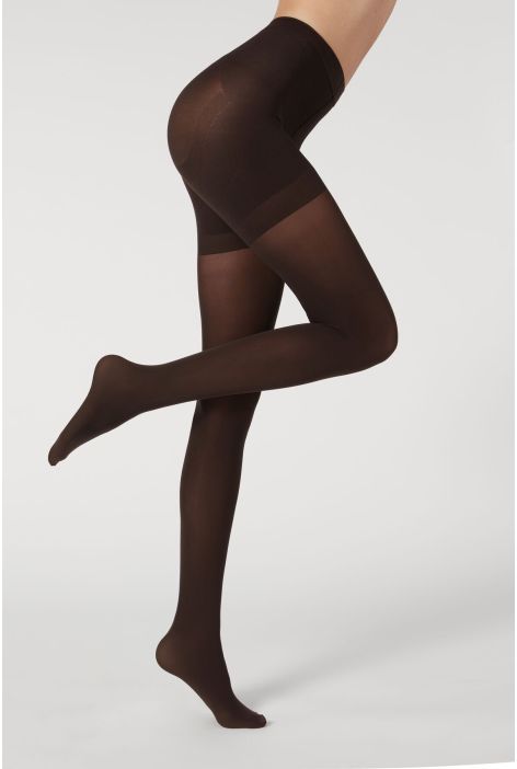 Total Shaper Collant Remodelant Opaque 50 Deniers Marron