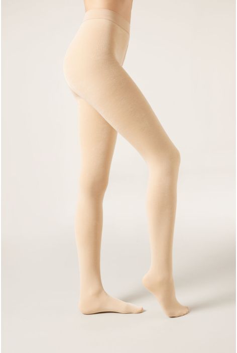 Collant Ultra Thermique Opaque Naturel