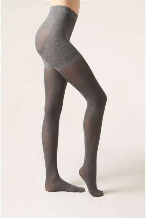Collant Opaque 50 Deniers Strong Sculpt Gris