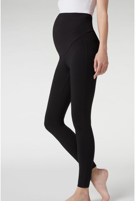 Legging En Coton Maternité Noir