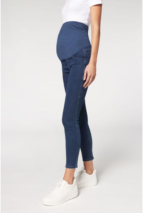 Legging En Jean Prémaman Bleu