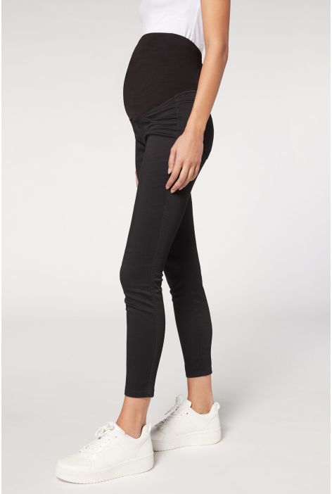 Legging En Jean Prémaman Noir